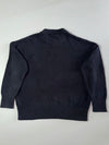 AMI Paris Black Knit Sweater – Red Heart A Logo (2XL)