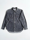 Levi's Black Denim Western Pearl Snap Shirt (XL)