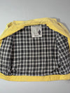 Vintage Edwin Bomber Jacket – Yellow, Plaid-Lined (L)