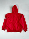 Vintage Gaoma Racing Patch Hooded Bomber Jacket  Red Reversible (XL)