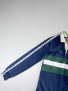 Vintage Abercrombie Navy Green Striped Rugby (M)