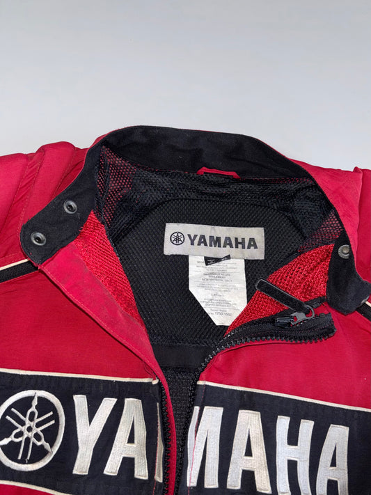 Yamaha Official Motorcycle Racing Jacket Armored Shoulder Elbow Pads Mesh Ventilation Removable mesh (2XL)