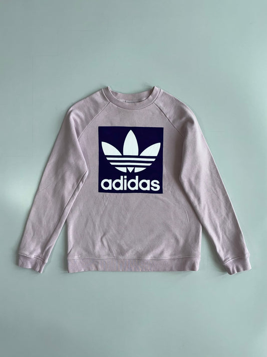 Adidas Originals Trefoil Box Logo Crewneck Sweatshirt (M)