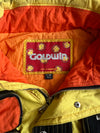 Vintage Goldwin Snowbeat Ski Jacket | Japanese Brand 90s Snow Wear | Black & Yellow Colorblock (L/XL)