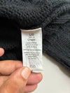 Chaps Crewneck Knit Sweater – Black (2XL)