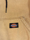 Dickies | Vintage Tan Duck Canvas Quilted Hooded Work Jacket (L)