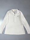 Nike Pro Dri-Fit Half-Zip Pullover – White (M)