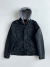 Vintage Levi’s Sherpa-Lined Hooded Field Jacket Black Vintage M-65 Style (XL)