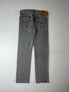Levi’s 501 Vintage Washed Grey Straight Fit Denim Jeans (W:34) (L:43)