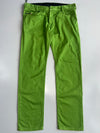 Diesel Lime Green Straight Fit Denim Pants (W:37) (L:44)
