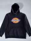 Dickies Logo Hoodie – Black, Classic Horseshoe Print (M)