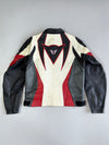 Vintage Dainese Original Pure Italian Leather With Reflective Logo Rack Jacket (M)