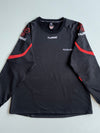 Hummel Black Fleece-Lined Training Sweatshirt – Korean Embroidery – (S)