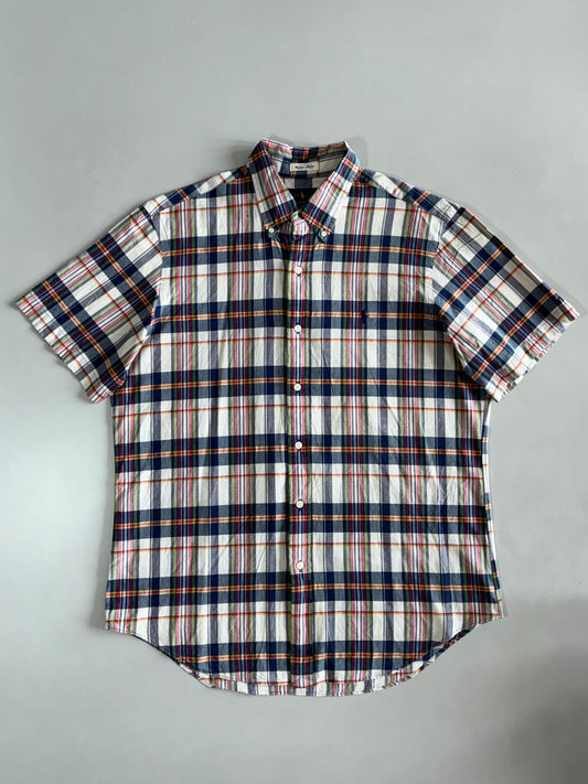 Ralph Lauren Bleeding Madras Plaid Short Sleeve (L)