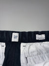 GAP Essential Black Khaki Relaxed Taper Pants (W:32) (L:38)