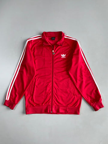 Vintage Adidas Originals Trefoil Red White 3-Stripe Track Jacket (M)