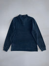 Polo Ralph Lauren Navy Marl Long Sleeve Polo Custom Slim Fit (M)