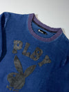 Playboy “PLBY” Bunny Logo Sweatshirt – Navy (L)