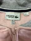 Lacoste Sport Full-Zip Hoodie Croc Logo – Light Pink (M)