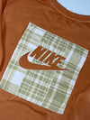 Nike Swoosh Patch Burnt Orange Crewneck Sweatshirt (M)