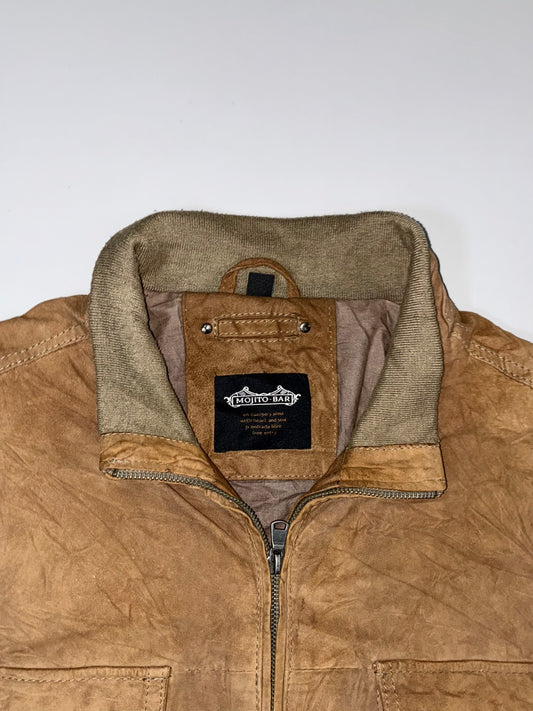 Mojito-Bar Premium Original Pure sued Leather Jacket (XL)
