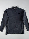 The North Face Charcoal Mock Neck Sweatshirt –  (S)