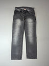 True Religion | Vintage Grey Washed Big-Stitch Jeans | (W:34) (L:44)