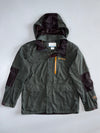 Columbia Sportswear Olive Green Hooded Waterproof Jacket with Black Panels (L)