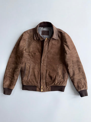 Devred Vintage Suede Leather Bomber Jacket (M)