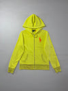Ralph Lauren Big Pony Neon Yellow Full-Zip Hoodie (M)