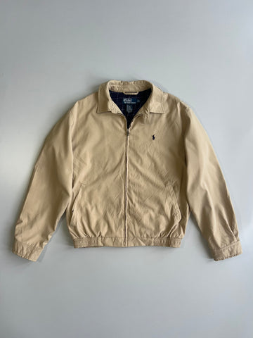 Polo Ralph Lauren Plaid-Lined Cotton Harrington Jacket (L/XL)