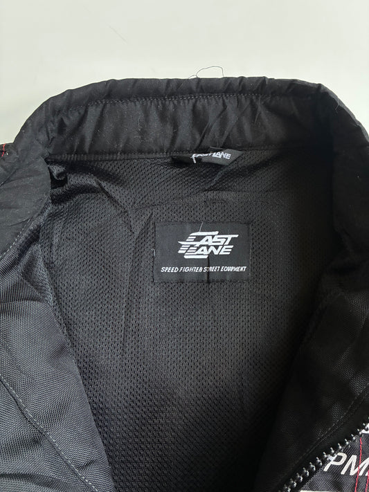 Fastlane Speed Fighter Motorcycle Racing Jacket – Black/Red (L)