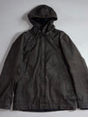 G-Star Raw Belted Hooded Field Jacket – Olive Cotton Utility Coat (M/L)