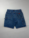 Dickies Blue Denim Carpenter Shorts (W:38) (L:22)