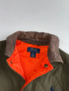 Polo Ralph Lauren Olive Quilted Jacket with Corduroy Collar (Xs)