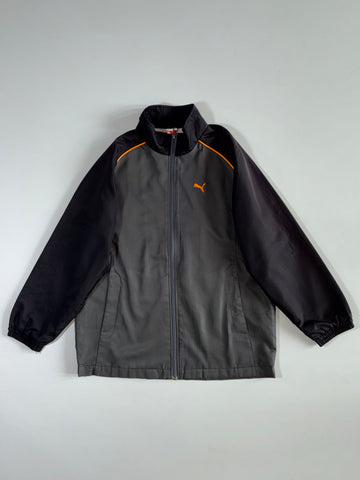 Puma Grey & Black Track Jacket (S)