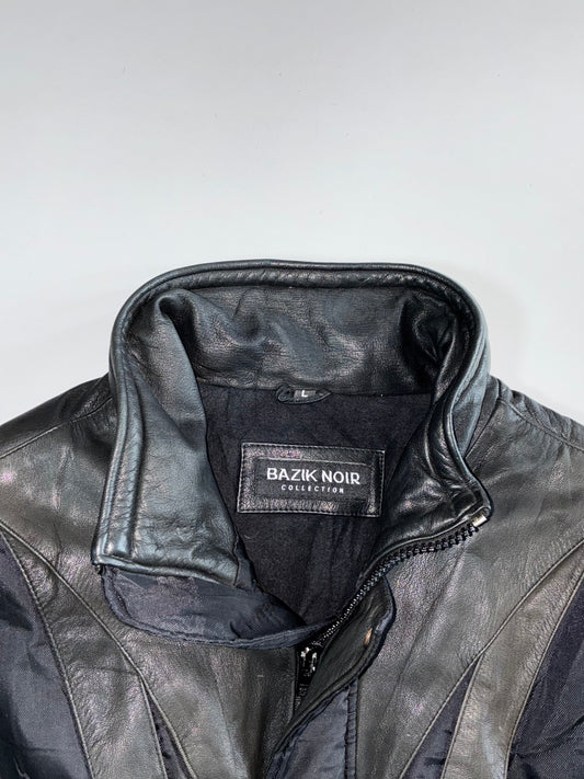 Bazik Noir Premium Original Leather Jacket (XL)