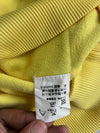 Fila Kids Yellow Asymmetric Zip Hoodie with Snap Tabs & Sleeve Patch (XS)