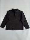 Fila Black Long Sleeve Polo Shirt (XL)