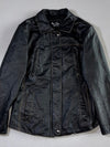 JSFN Sweden Black Quilted-Lining Leather Jacket (M)