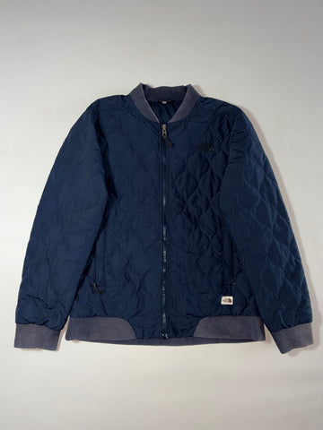 The North Face Onion Quilted Bomber Jacket – Navy (M)