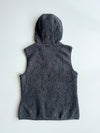 Nike Sherpa Fleece Hooded Vest – Black (XXS)