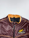 Honda Wings Vintage Pure Leather Moto Jacket (M)