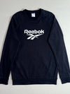 Reebok Classic | Black Vector Logo Raglan Sweatshirt (L)