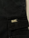 Holmes Workwear Black Double-Knee Cargo Pants (W:34) (L:41.5)
