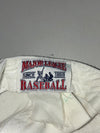 MLB Anaheim Angels White Cap with Silver Embroidered Logo – Major League Baseball (Adjustable)