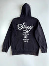 Vintage Stussy Premium Zip-Up Hooded Jacket (M)