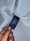 Ralph Lauren Blue Striped Button-Down Shirt (L)
