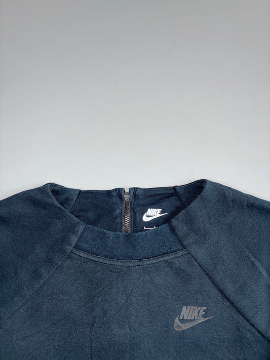 Nike Black Tech Fleece Crewneck Sweatshirt | Modern Sportswear (S)