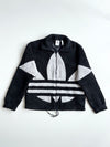 Adidas Originals Big Trefoil Sherpa Fleece Jacket – Black/Grey (XL)